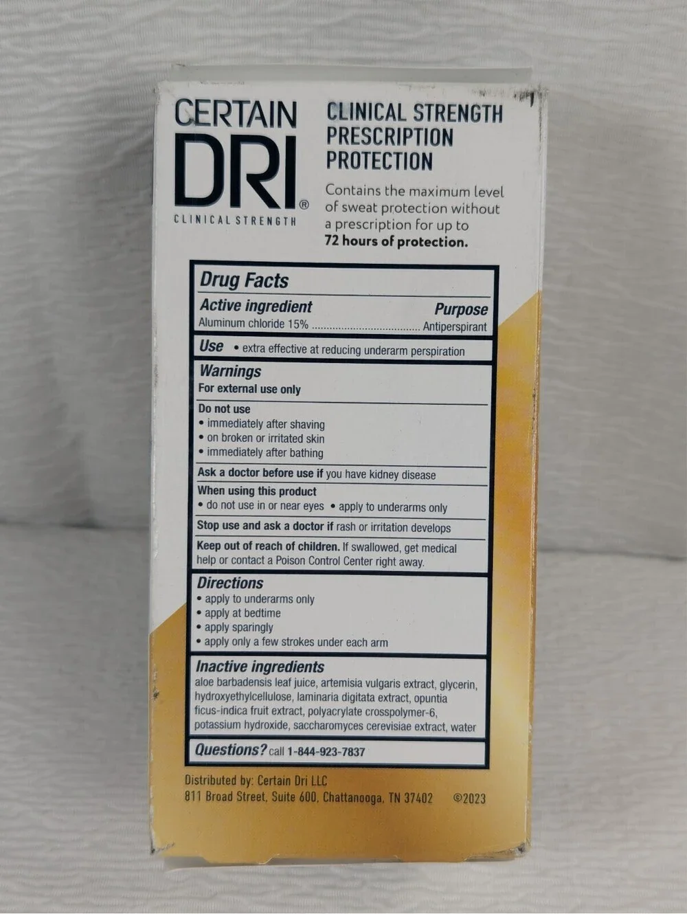 Certain - DRI - Roll On Antiperspirant - 1.2oz